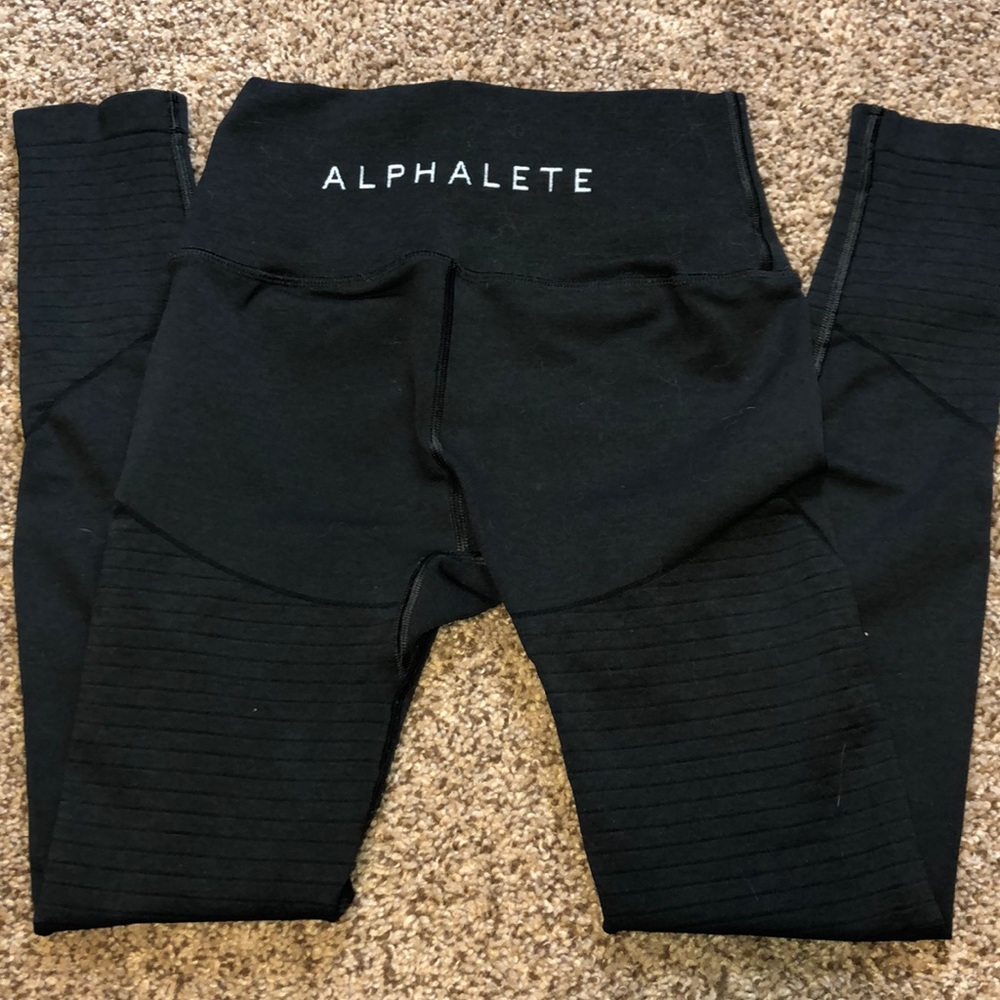 New Black R6 Alphalete Leggings